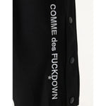 Comme Des Fuckdown Black Viscose Men Bermuda Short