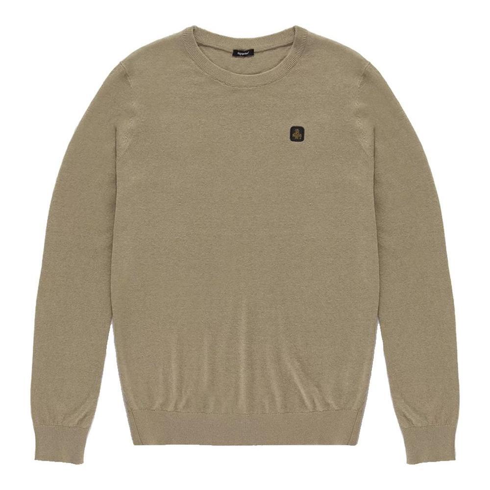 Refrigiwear Beige Linen Sweater RE-15009-3XL