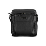 La Martina Black Polyethylene Shoulder Bag LA-20555