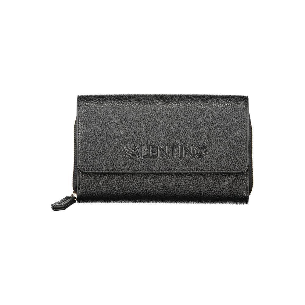 Mario Valentino Black Polyethylene Women Wallet Convertible Shoulder Bag