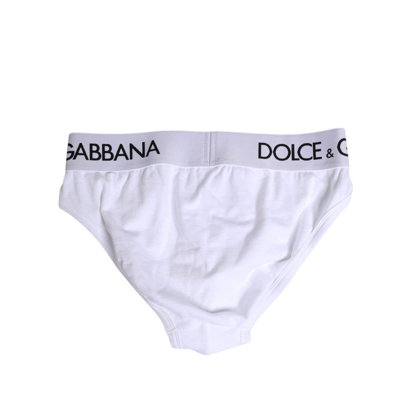 Dolce & Gabbana White Cotton Stretch Regular Brief Underwear