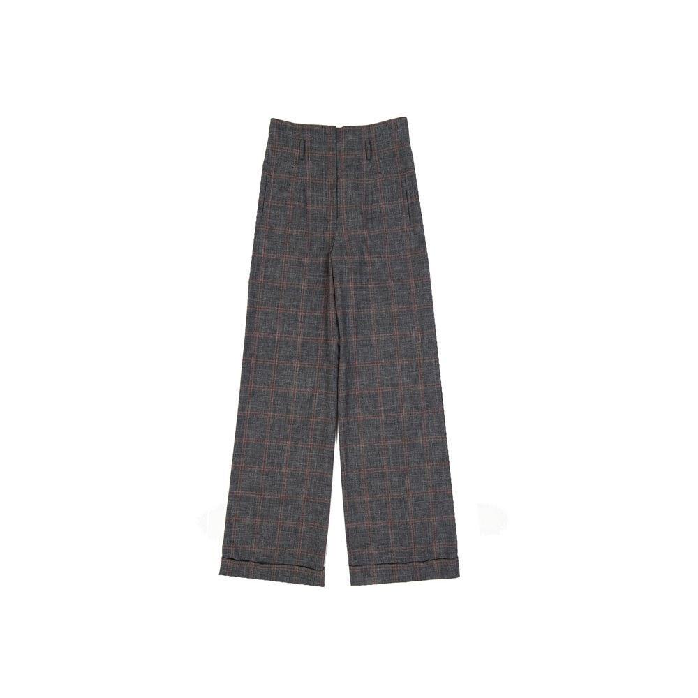Alberta Ferretti Cotton And Wool Trousers AL-8735145787604-44