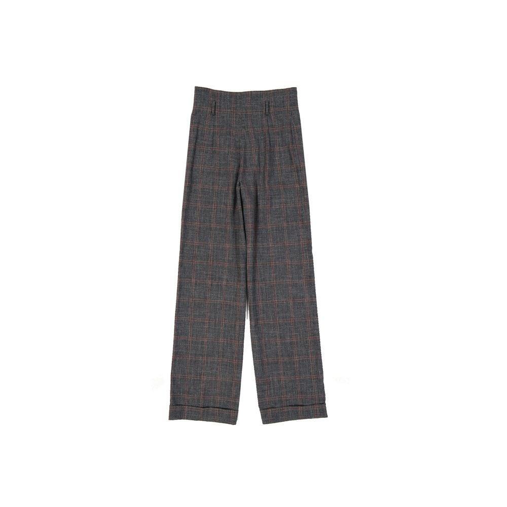 Alberta Ferretti Cotton And Wool Trousers AL-8735145787604-44