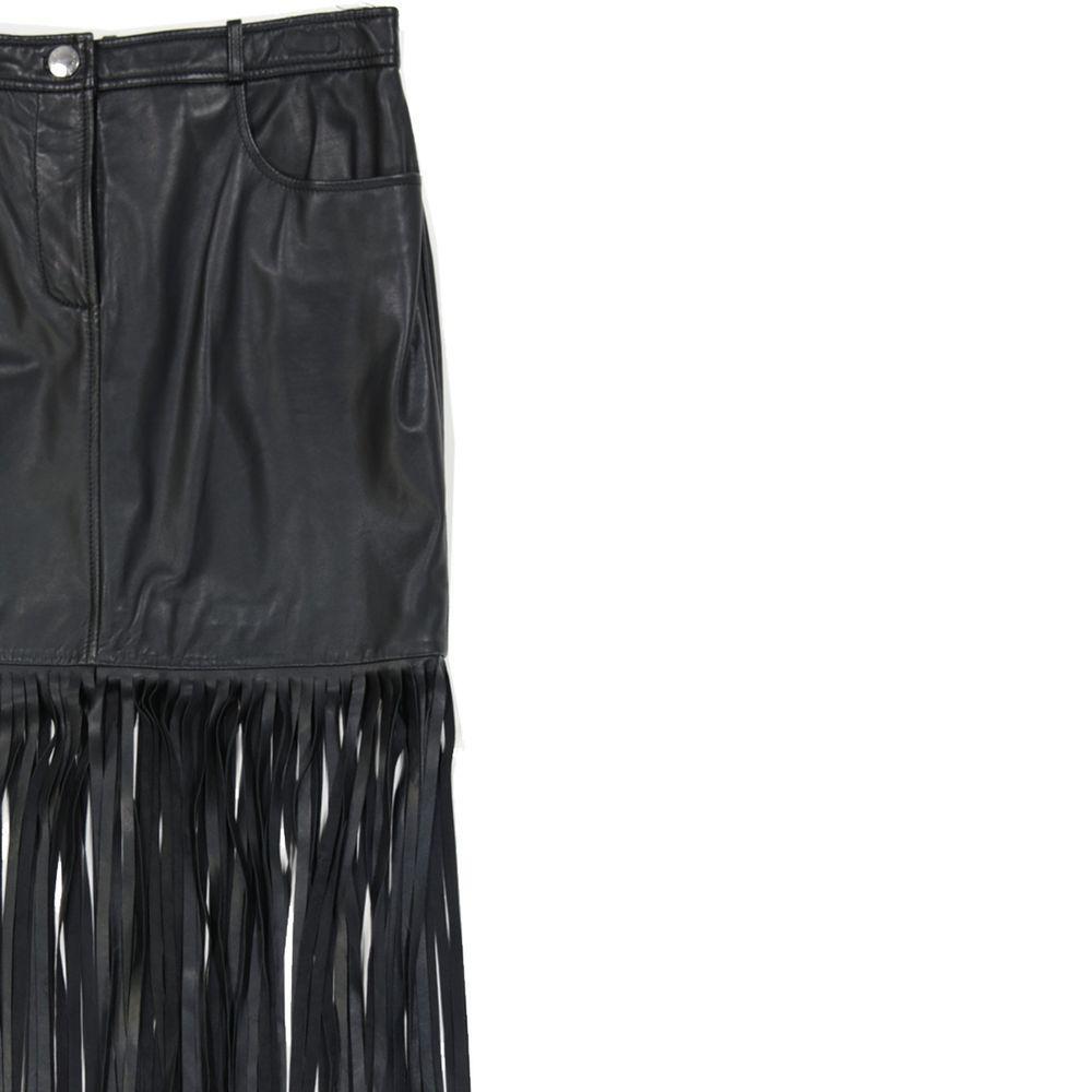 Boutique Moschino Leather Skirt