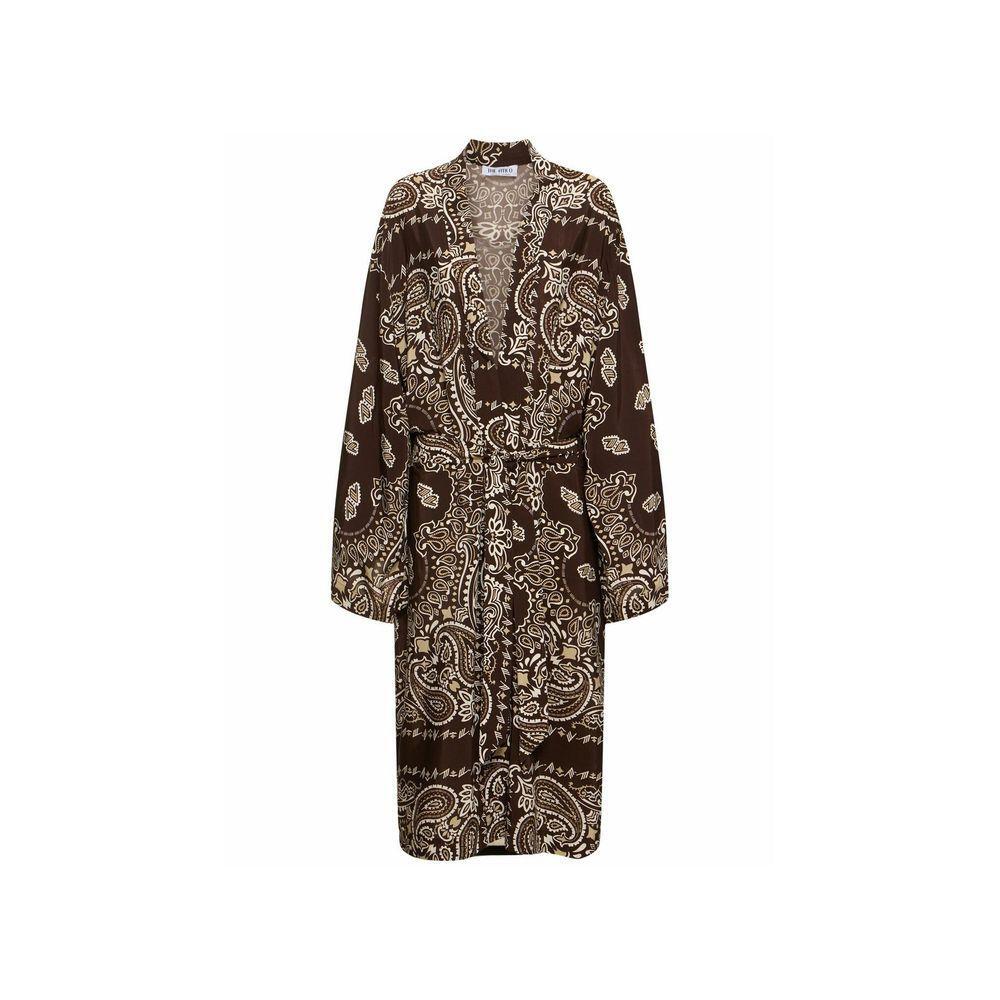 The Attico Printed Viscose Twill Kaftan Dress TH-8779512905940-40