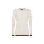 Gucci Ribbed-Knit Silk T-Shirt