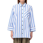 Ganni Cotton Striped Shirt