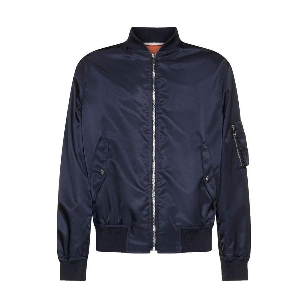 Valentino Printed Neon Universe Bomber Jacket