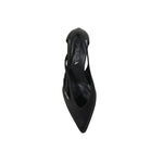 Prada 55mm Cut-Out Satin Pumps