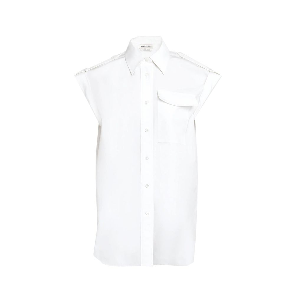 Alexander McQueen White Cotton Shirt