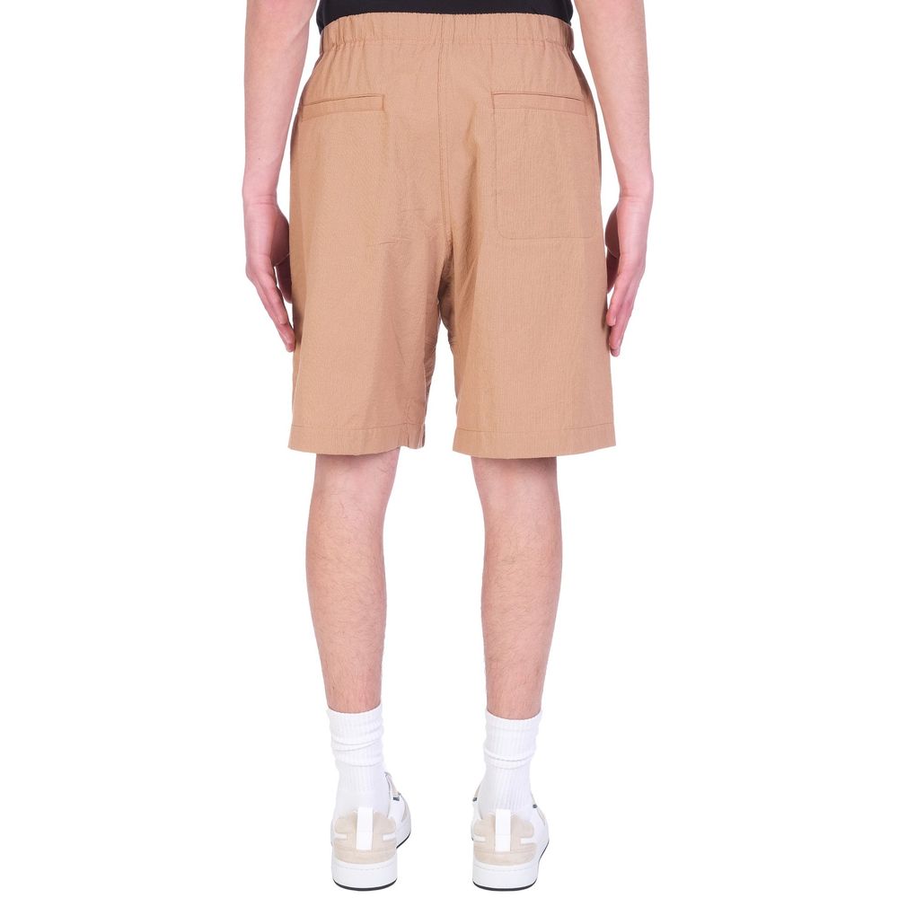 Kenzo Brown Cotton Bermuda Shorts