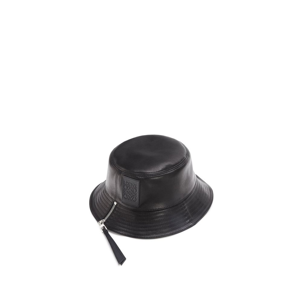 Loewe Black Calfskin Bucket Hat