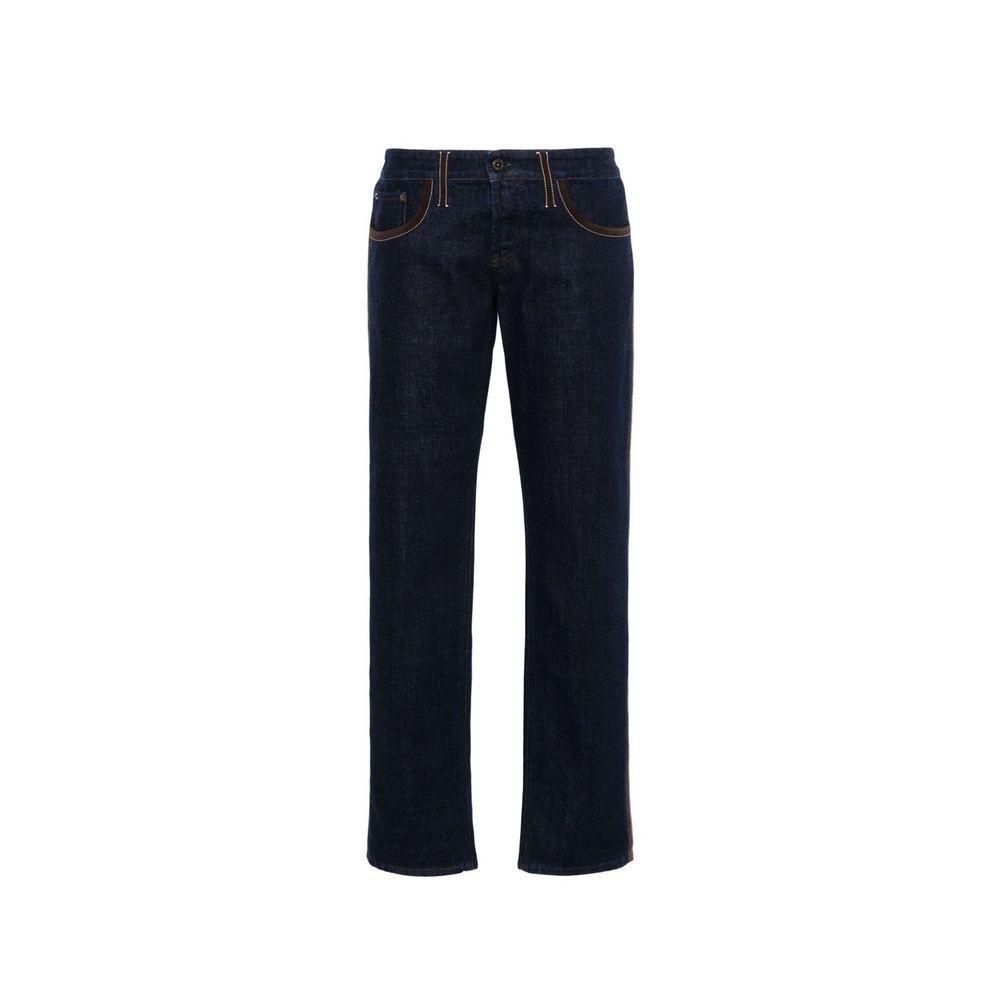 Miu Miu Piped-Trim Denim Jeans MI-8735527796948-W26