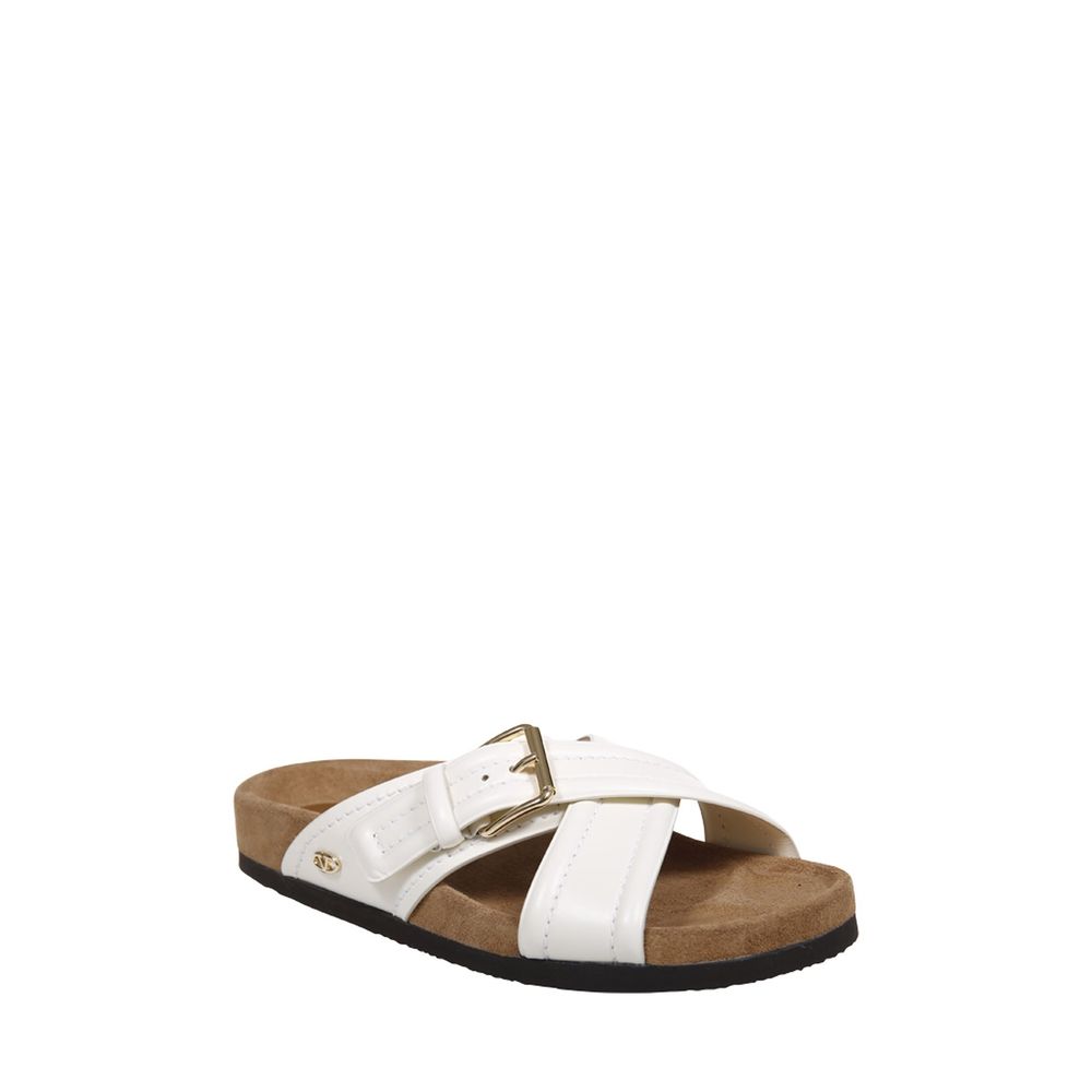 Valentino Garavani White Calfskin Strap-On Sandals