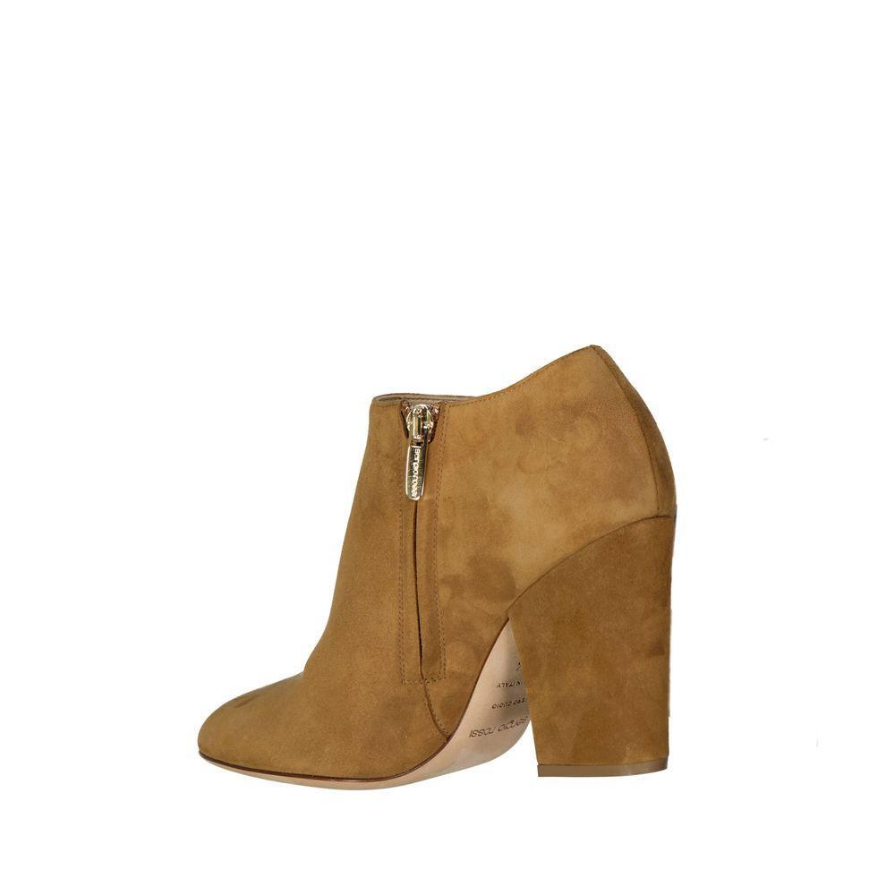 Sergio Rossi Leather Ankle Boots SE-8735589695700-EU35.5/US5.5