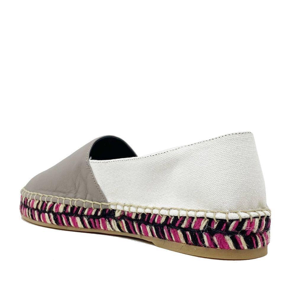 Off-White Leather Espadrilles OF-8736528990420-EU35/US5