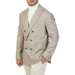 Brunello Cucinelli Double-Breasted Wool Jacket