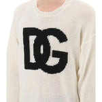 Dolce & Gabbana Linen Logo Sweater DO-8736353943764-M