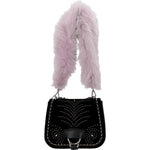 Miu Miu Purple Fur Shoulder Bags