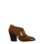 Versace Jeans Brown Leather Ankle Boots VE-8547161735433-EU39/US9