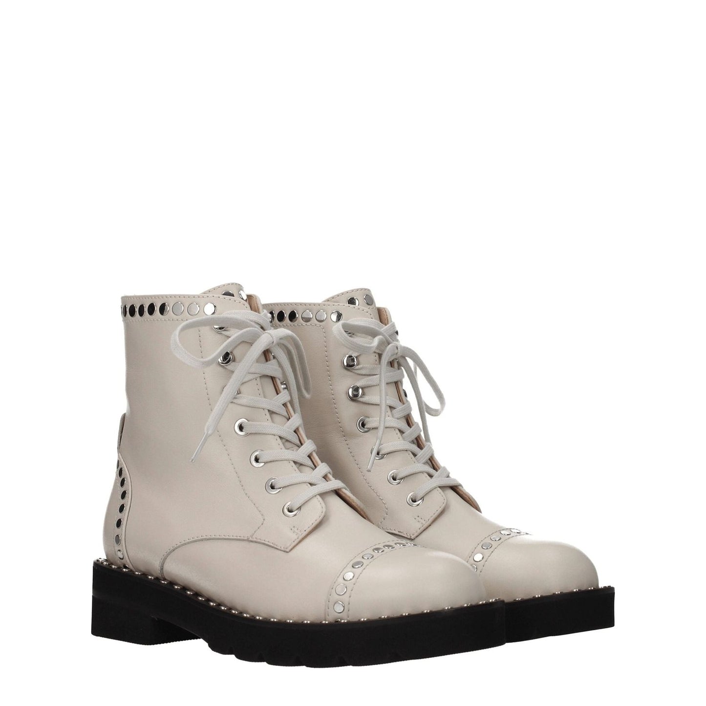 Stuart Weitzman Beige Leather Ankle Boots ST-8547167535369-EU36.5/US6.5