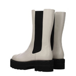Stuart Weitzman Beige Leather Ankle Boots ST-8547167699209-EU35/US5