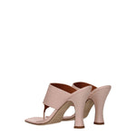 Paris Texas Pink Leather Stiletto Heels Sandals PA-8547174187273-EU37/US7