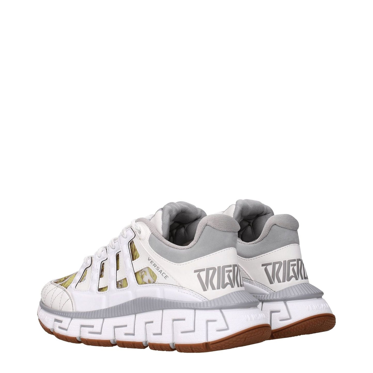 Versace White Leather Athletic Sneakers VE-8547194667273-EU36/US6