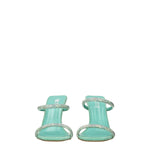 Paris Texas Green Leather Stiletto Heels Sandals PA-8547206463753-EU37/US7