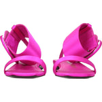 The Attico Pink Satin Flat Sandals TH-8547287073033-EU36/US6
