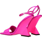 The Attico Pink Satin Platforms TH-8547287531785-EU36.5/US6.5