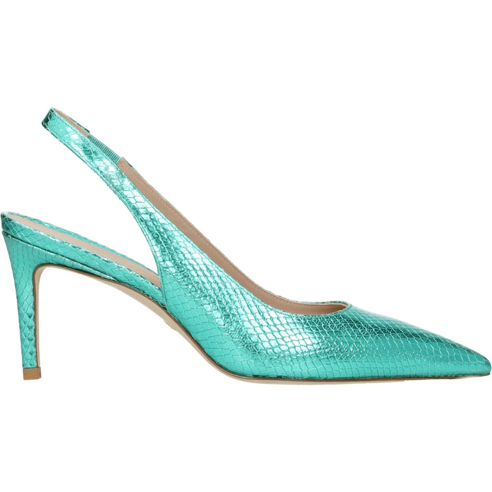 Stuart Weitzman Green Leather High Heel Pumps ST-8547288121609-EU37/US7