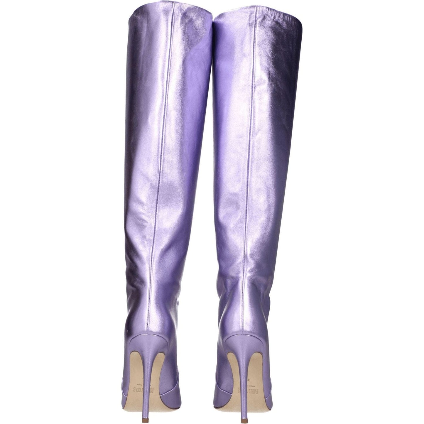 Paris Texas Purple Leather High Heel Boots PA-8547292021001-EU36/US6
