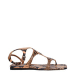 Paris Texas Brown Leather Flip-Flop Sandals PA-9257519710473-EU36/US6
