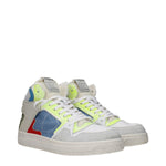 Philippe Model White Fabric High Tops PH-15084715475209-EU40/US7