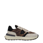 Philippe Model Brown Fabric Chunky Sneakers PH-15090185175305-EU35/US5