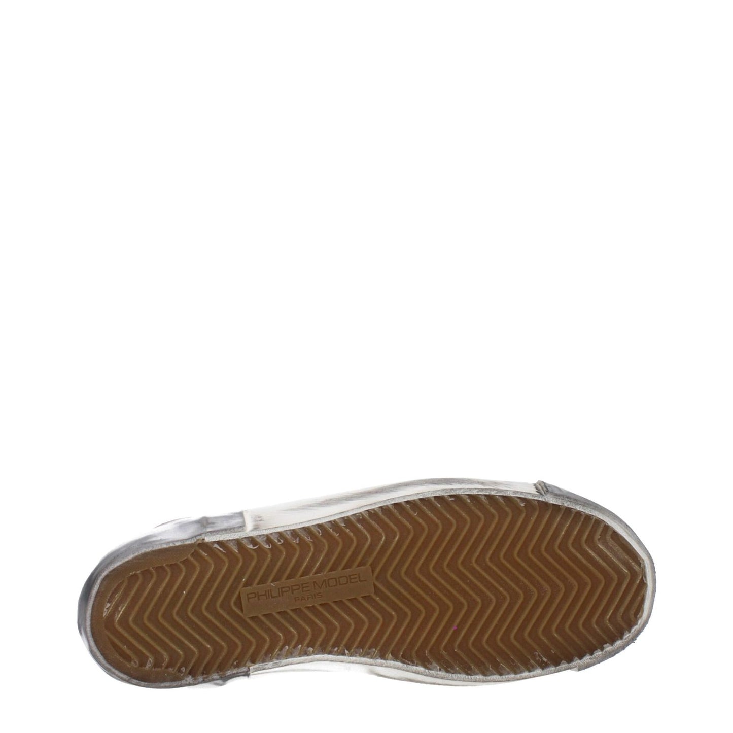 Philippe Model White Leather Low Tops PH-15090340495625-EU35/US5