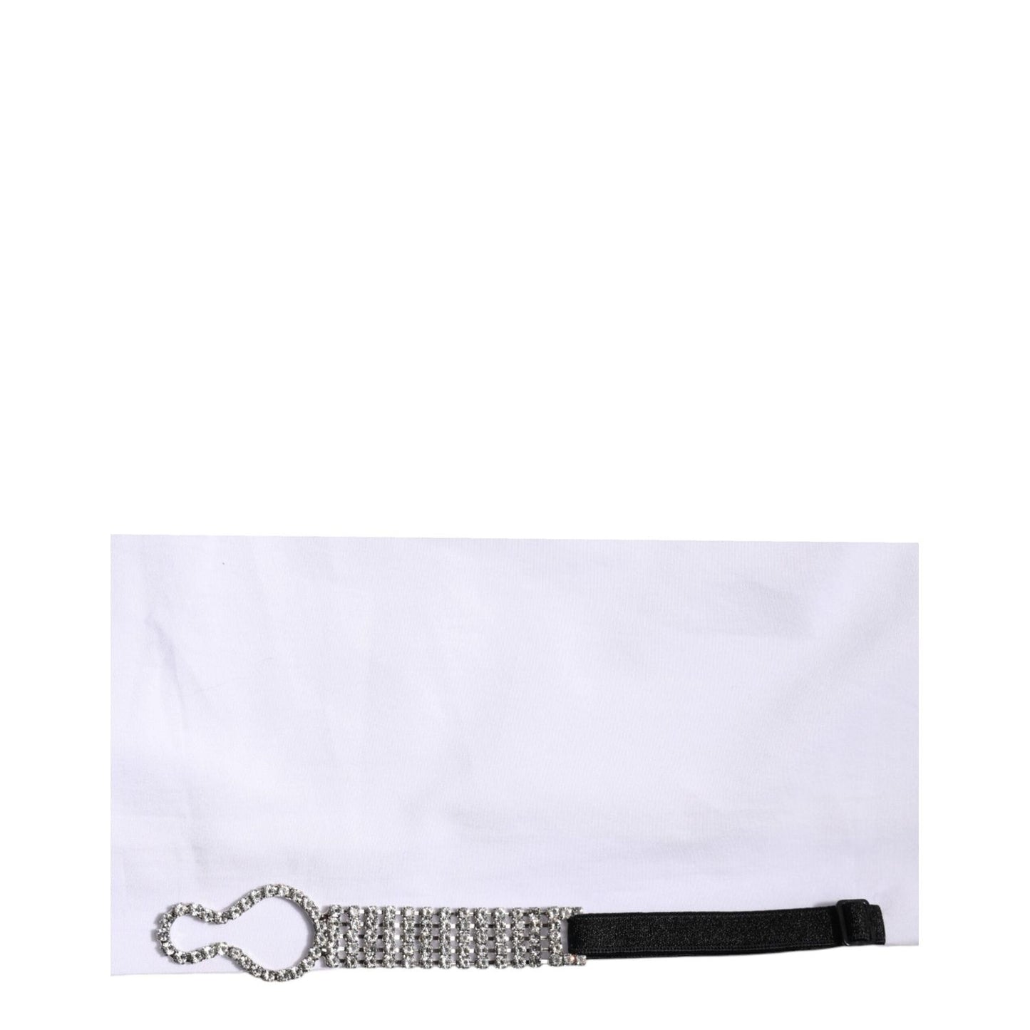 Dolce & Gabbana White Crystal Embellished Collared Shirt Top TSH90652-38