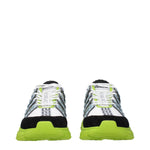 Versace White Fabric Athletic Sneakers VE-15222348677385-EU41/US8