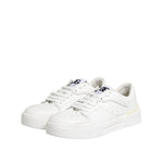 Dolce & Gabbana White Miami Leather Low Top Sneakers Shoes MV7717-40