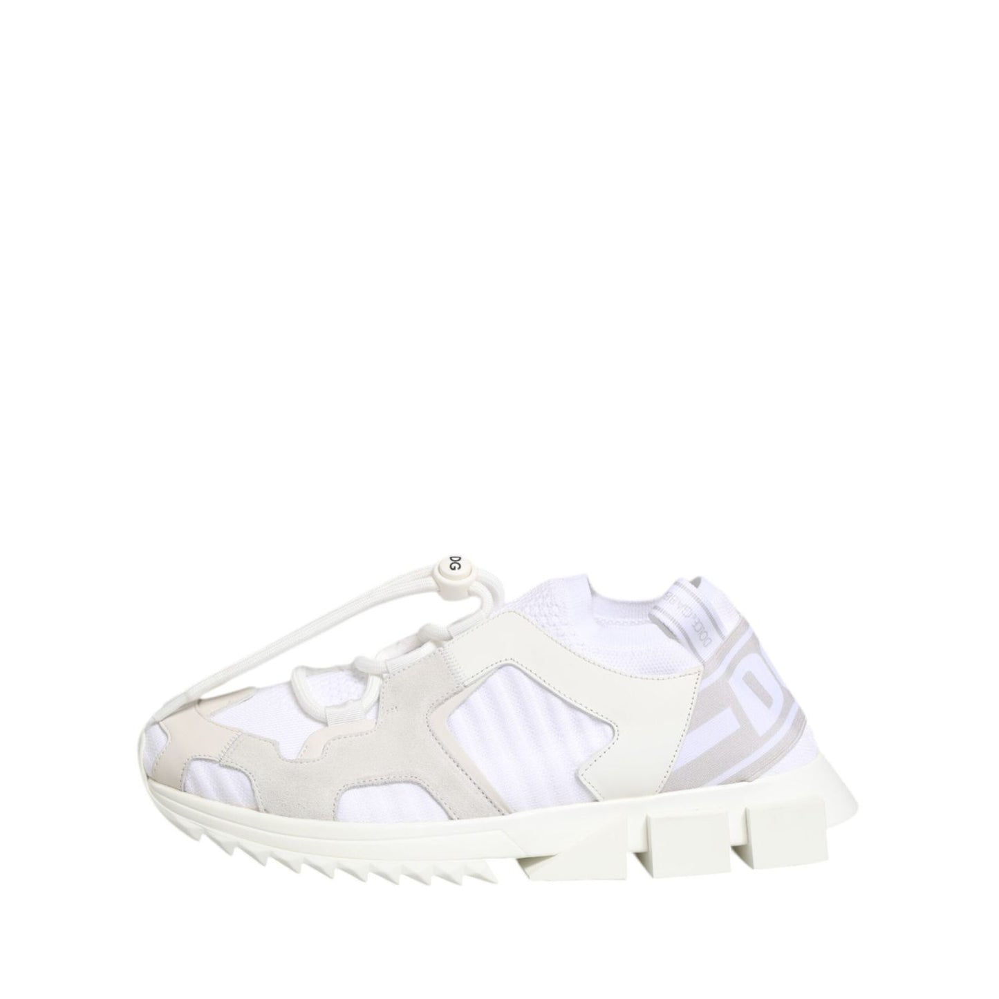 Dolce & Gabbana White Sorrento Low Top Lace Up Sneakers Shoes MV7775-42
