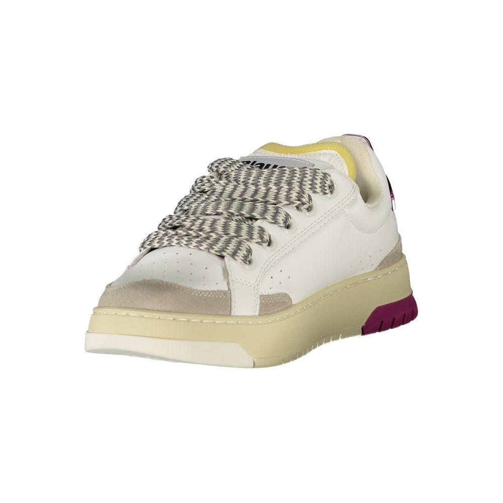 Blauer White Leather Women Sneaker BL-39260-EU36/US6