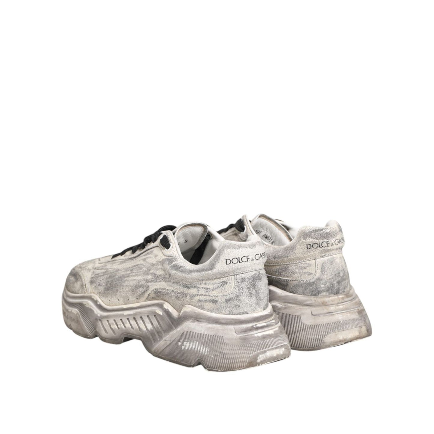 Dolce & Gabbana White Daymaster Low Top Men Sneakers Shoes MV7837-43