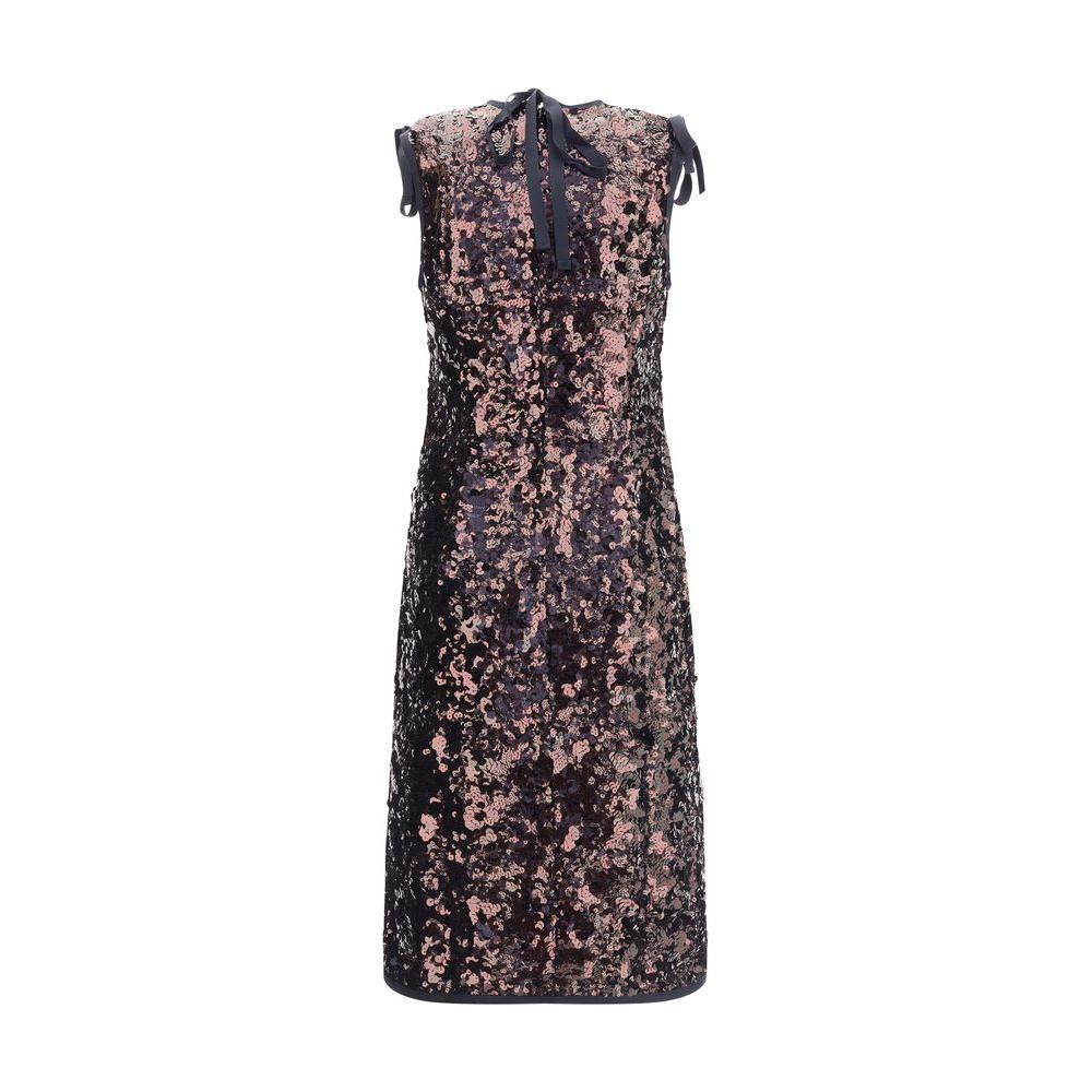Prada Sequined midi Dress PR-P3O78RSOOO176AF0051-IT40 | M