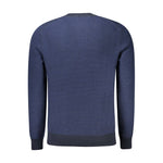 Hugo Boss Blue Cotton Sweater