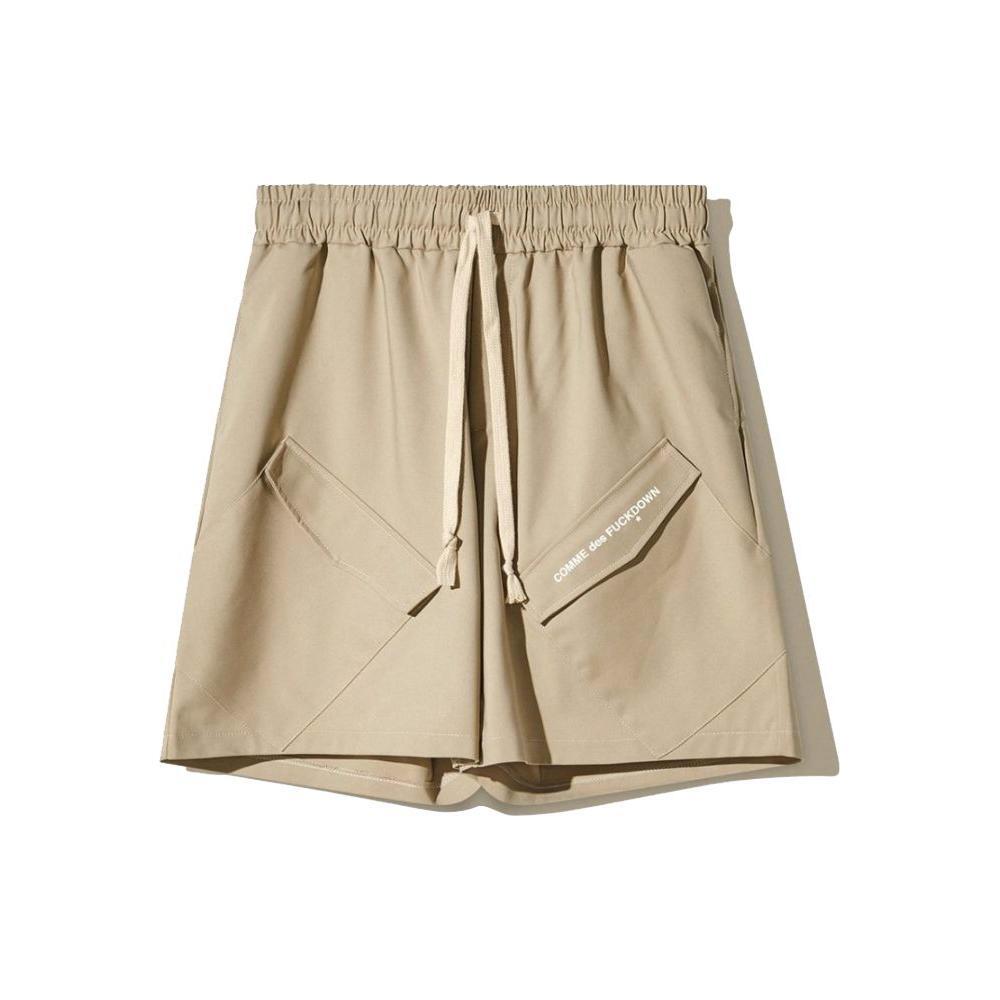 Comme Des Fuckdown Beige Cotton Short CO-15827-L