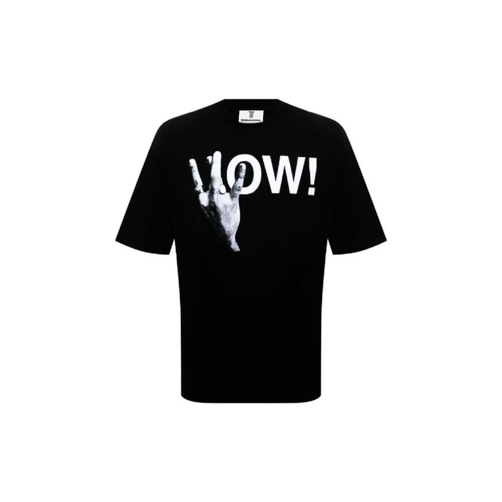 Diego Venturino Black Cotton T-Shirt