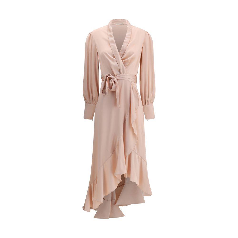Zimmermann Silk charmeuse wrap Dress ZI-8066DR25RPTL-0/XS