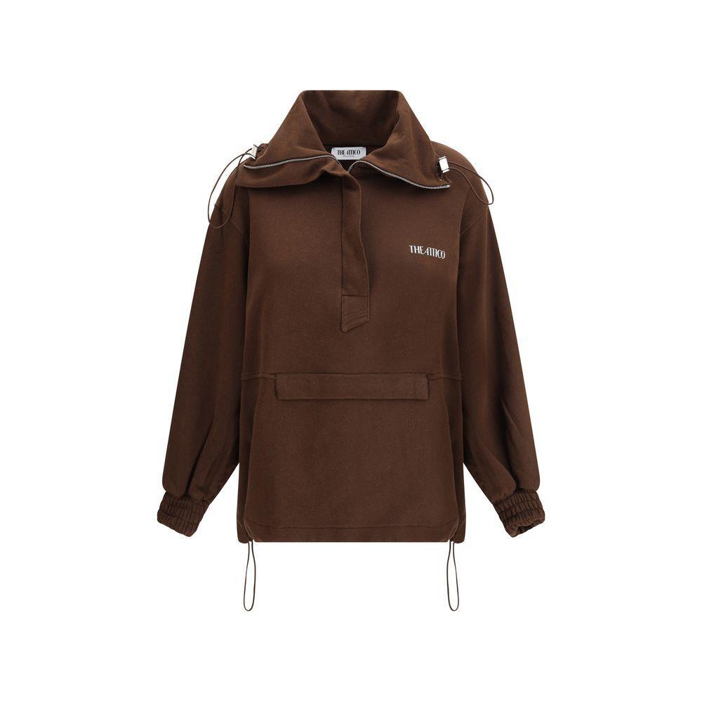 The Attico High-neck Sweatshirt TH-251WCB00091JJF007AA204-IT36 | XS