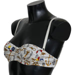 Dolce & Gabbana White Balconcino Sailor Print Underwear Bik269-S